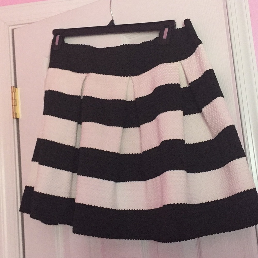 Black and white skirt